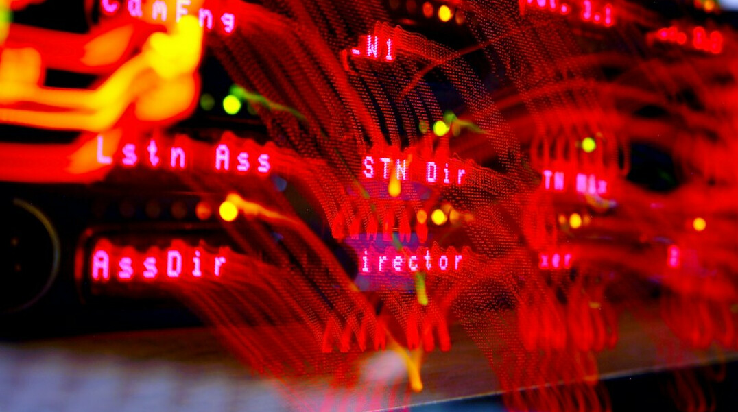 futuristic news interface