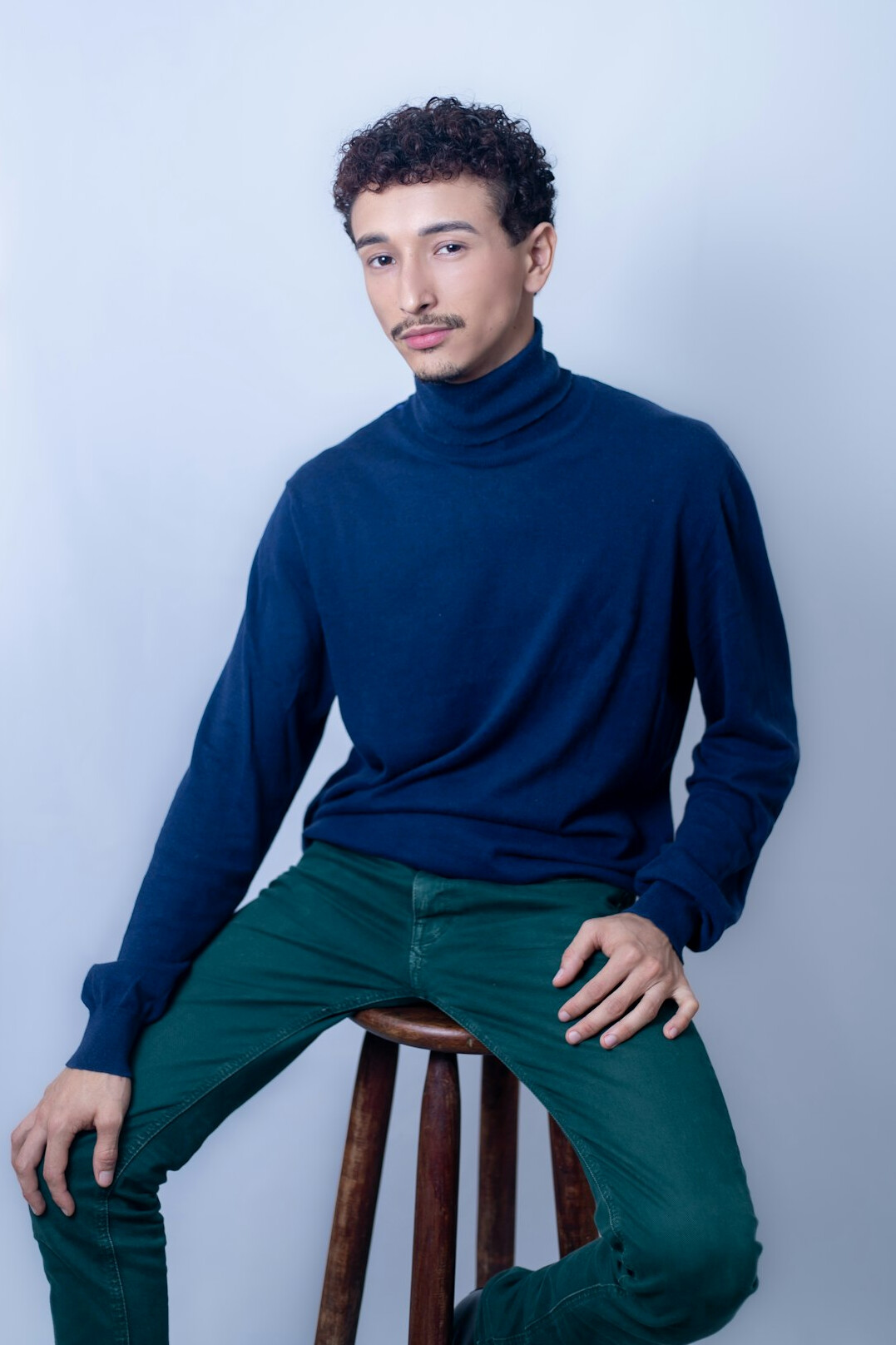 Studio portrait of a Portuguese man data and media analyst