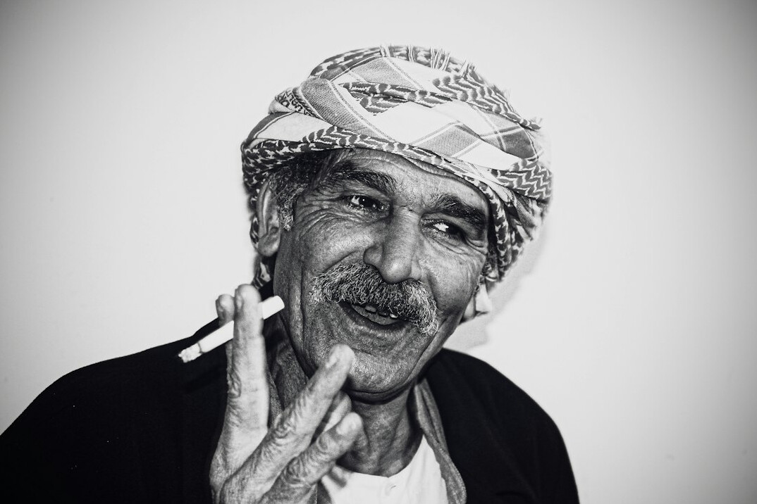 Studio portrait of a Portuguese man senior fact-checker